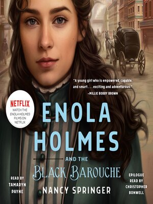 cover image of Enola Holmes and the Black Barouche